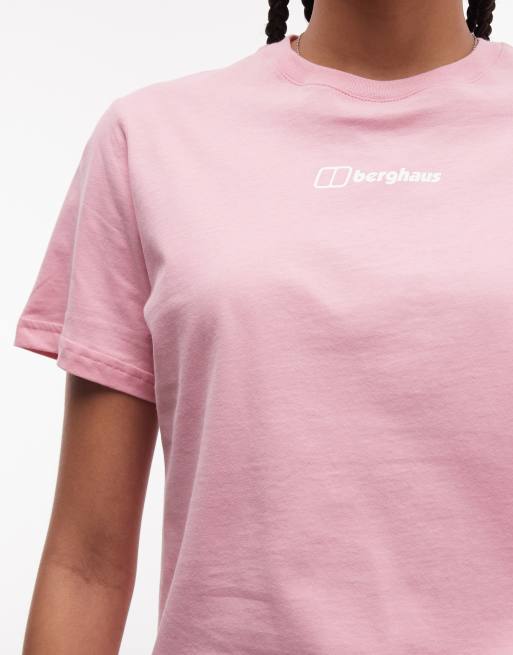 Berghaus Our neighbourhood essential t-shirt in pink, 4 of 4