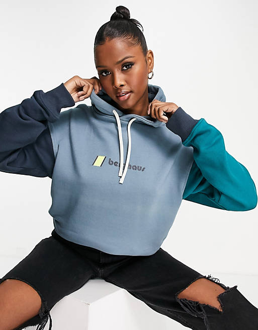 Sportswear Berghaus Oversized hoodie in blue/grey 
