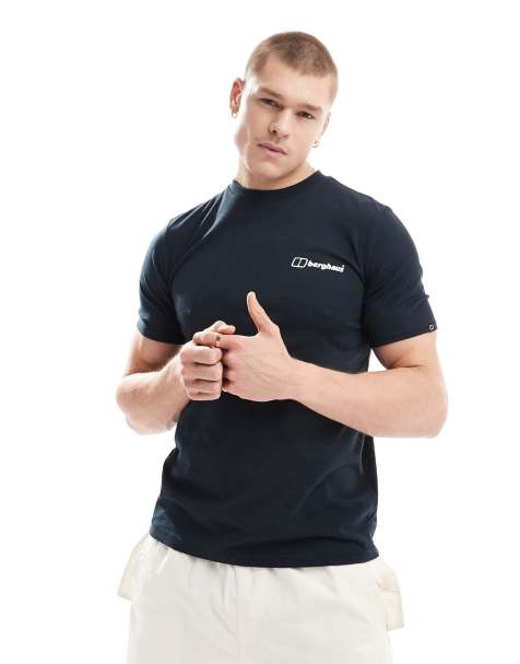 Berghaus Oversized Logo Short Sleeve T-Shirt in black - view 1