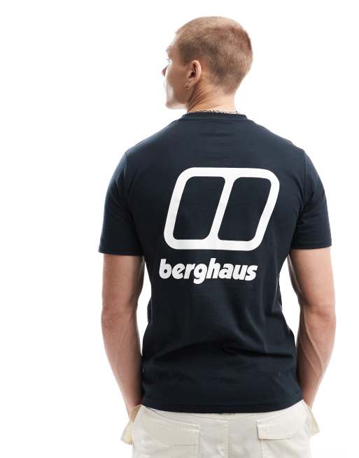 Berghaus Big Logo Long Sleeve T-Shirt in Natural for Men | UK