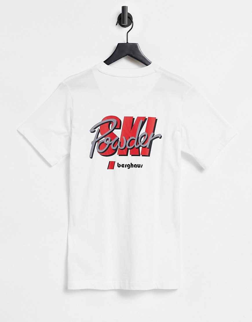 Berghaus - 'Powder Ski' T-shirt in wit