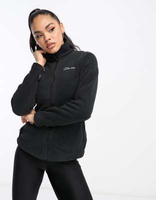 Berghaus Prism fitted zip up fleece in black