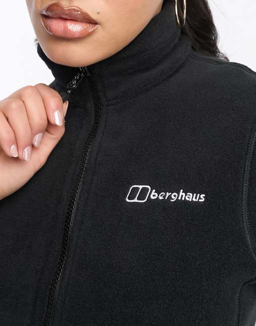 Berghaus Prism fitted zip up fleece in black, 3 of 4