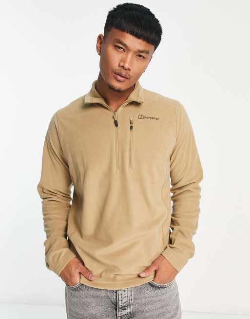 Berghaus - Prism - Fleece met 1/2 rits in stone