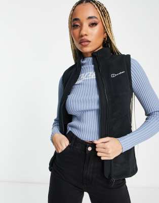 Berghaus - Prism - Fleece-Weste in Schwarz mit Reißverschluss