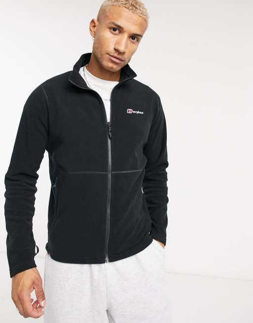 Berghaus Prism full zip fleece in black ASOS