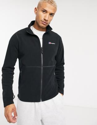 Sweat Homme Randonnée Sweat Berghaus Homme Noir à 1/2 Fermeture Éclair - Taille M - Occasion Très Bon État - Pour Randonnée Watercooling Msi