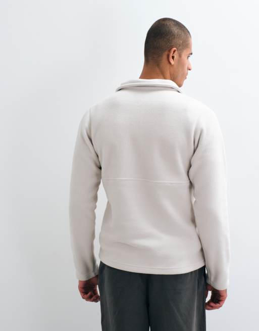 Berghaus Prism polartec half zip fleece in stone, 5 of 9