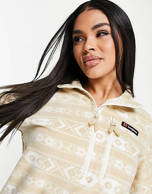 Sportswear Berghaus Prism Printed Trango aztec fleece in beige Exclusive at  