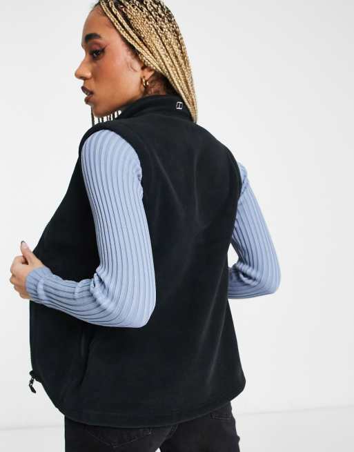 Berghaus - Prism - Sort vest med lynlås i fleece, 2 af 4