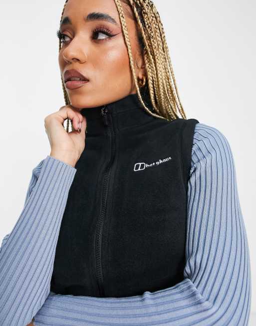 Berghaus - Prism - Sort vest med lynlås i fleece, 3 af 4