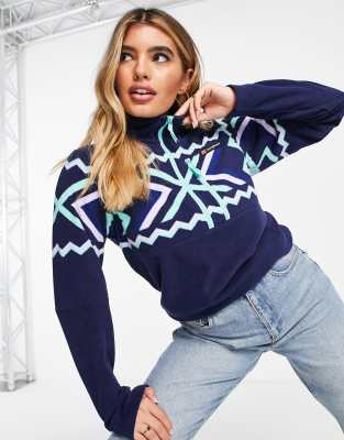 Berghaus Prism Trango 1/2 zip fleece in navy - ASOS Price Checker