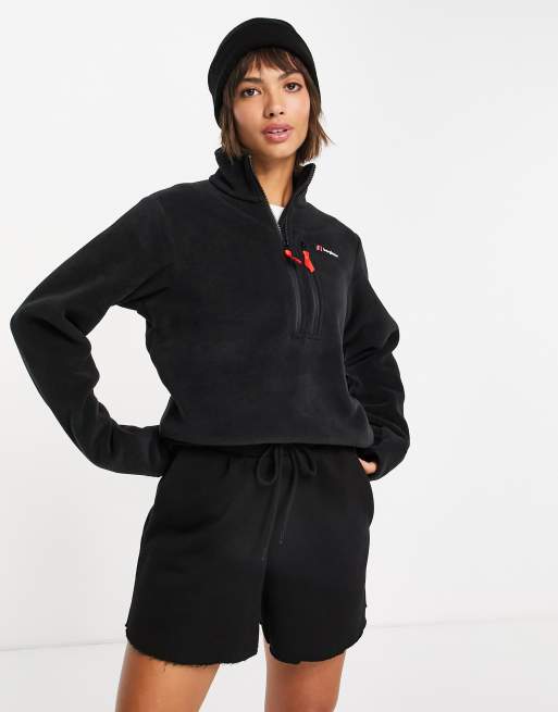 Berghaus Prism zip down heritage fleece in black ASOS