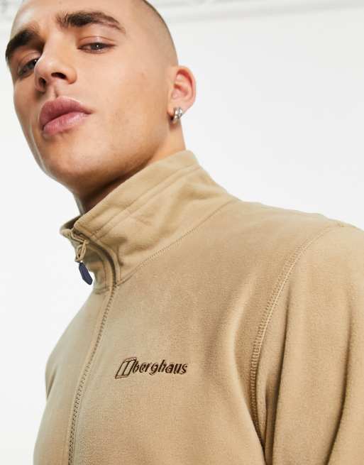 Berghaus Prism zip up fleece in stone ASOS