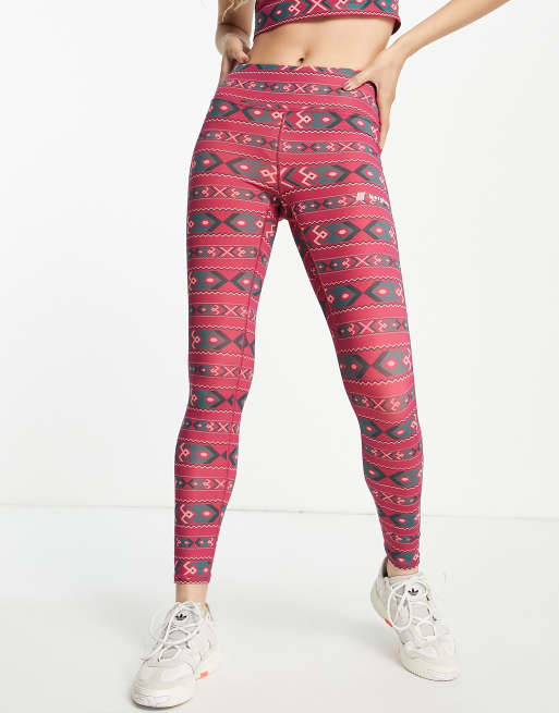 Berghaus Red Point leggings in aztec