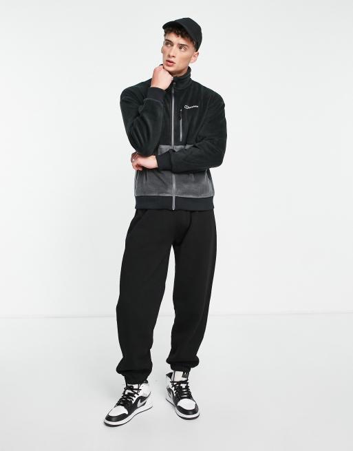 Berghaus Retorise full zip in fleece in black, 3 of 4