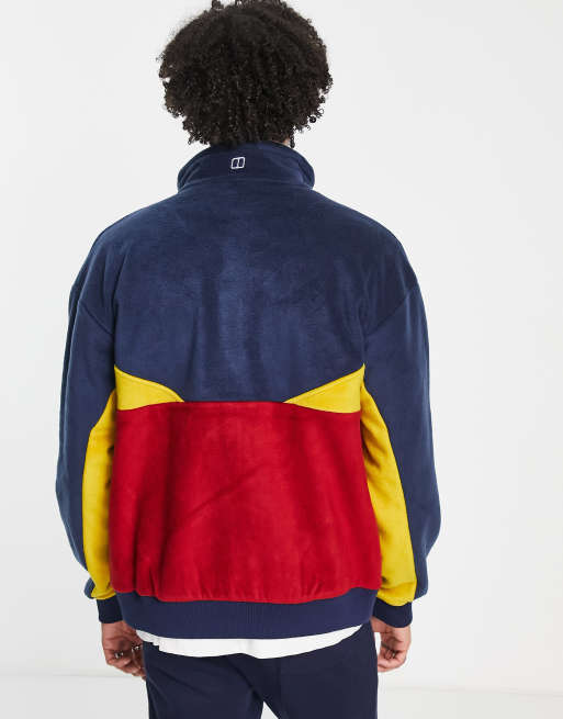 Berghaus - Retorise - Veste en polaire - Bleu marine/rouge, 2 de 4