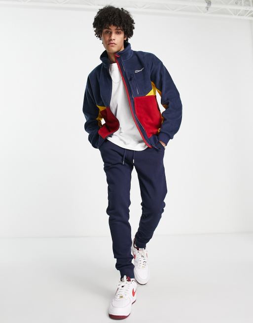 Berghaus - Retorise - Veste en polaire - Bleu marine/rouge, 4 de 4