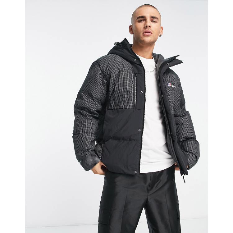 Engineered jacquard outlet nuptse jacket