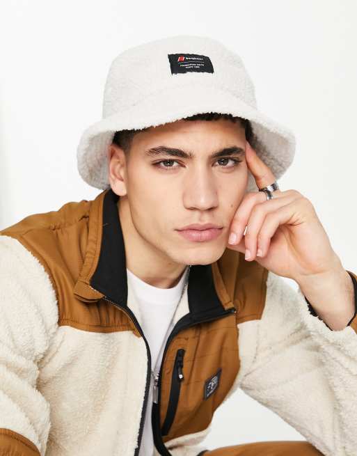 Berghaus - Sherling - Cappello da pescatore in pile, colore beige