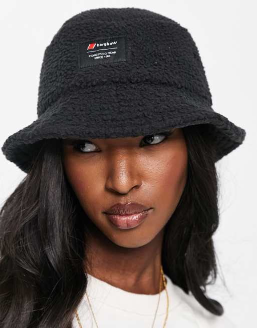 Berghaus Sherling fleece bucket hat in black