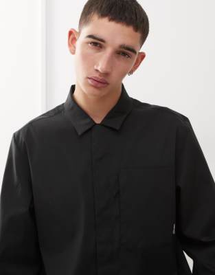 Berghaus Shirt explorer long sleeve overshirt in black