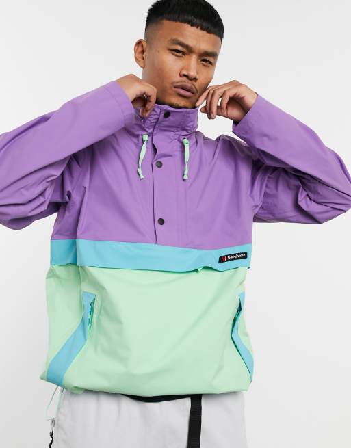 Purple hot sale green jacket