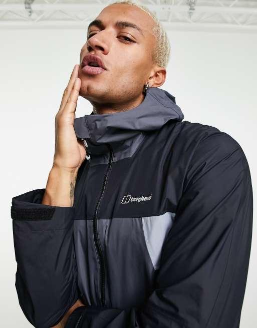 Berghaus Sky Hiker jacket in black grey ASOS