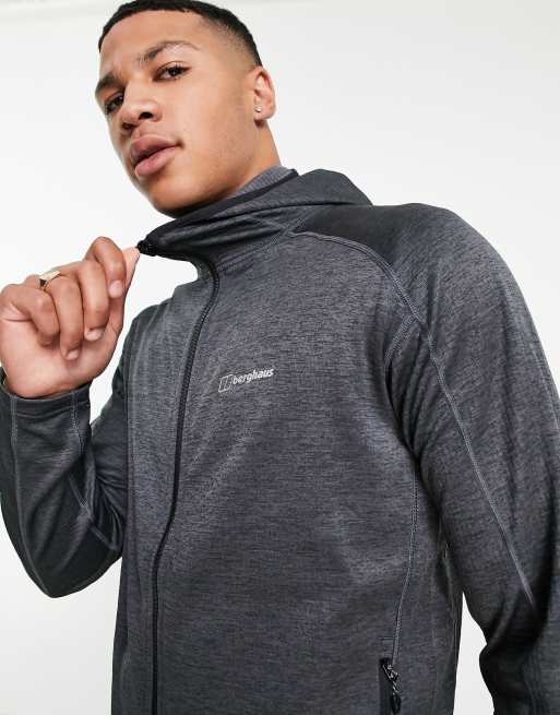 Berghaus Spitzer hooded jacket in black gray ASOS