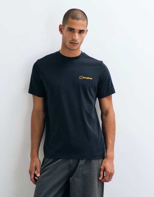 Berghaus Staticscape essential graphic t-shirt in jet black, 3 of 5