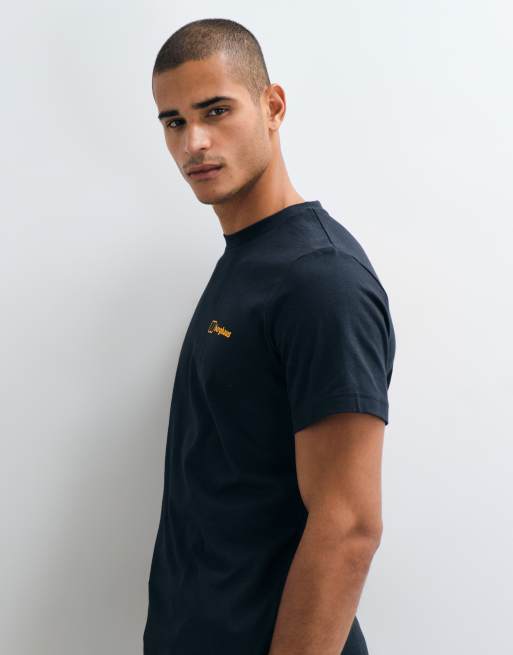 Berghaus Staticscape essential graphic t-shirt in jet black, 4 of 5