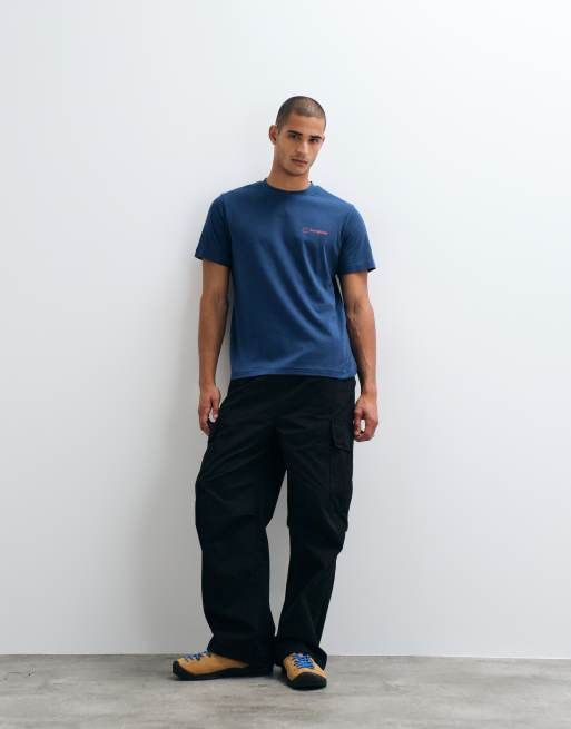 Berghaus Staticscape essential graphic t-shirt in navy, 2 of 5