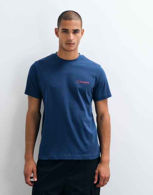 Berghaus Staticscape essential graphic t-shirt in navy, 3 of 5