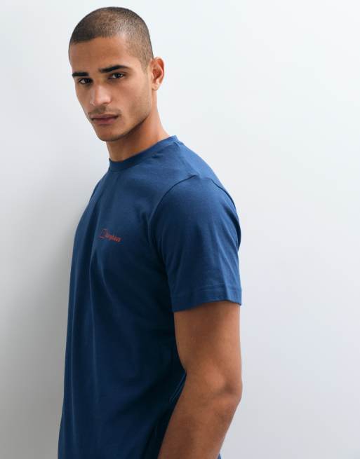 Berghaus Staticscape essential graphic t-shirt in navy, 4 of 5