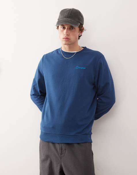 Berghaus Sweatshirt logo crew light sweatshirt in hale navy - view 1