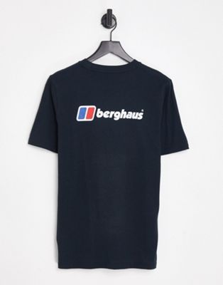 Berghaus Front and Back Logo t-shirt in black - ASOS Price Checker