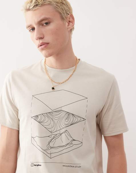 Berghaus T-shirt everyday elements short sleeve t-shirt in stone - view 1