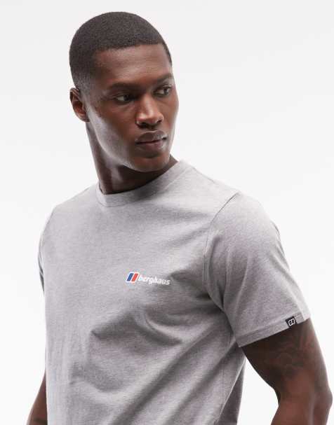 Berghaus T-shirt men's berghaus classic logo t-shirt in grey marl
