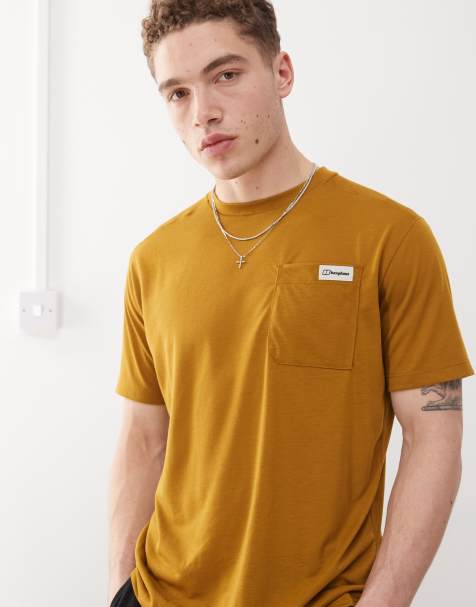 Berghaus T-shirt relaxed short sleeve tech t-shirt in clay soil - view 1