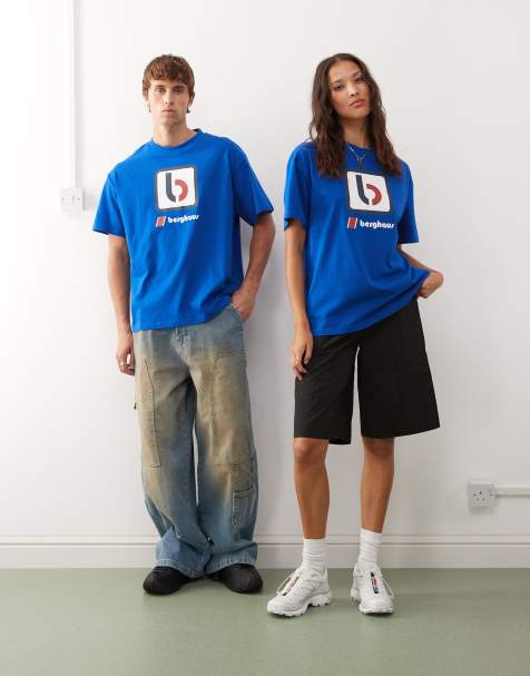 Berghaus T-shirt unisex 'the b' t-shirt in electric cobalt