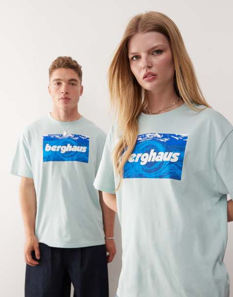 Berghaus T-shirt unisex twisted skies t-shirt in evernia green - view 1