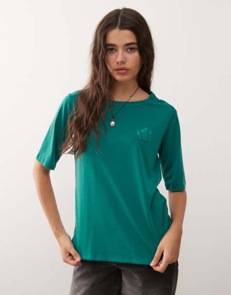 Berghaus T-shirt women's coneflower short sleeve tee in dark green - view 1
