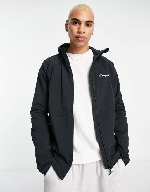 Berghaus Theran hooded jacket in black | ASOS