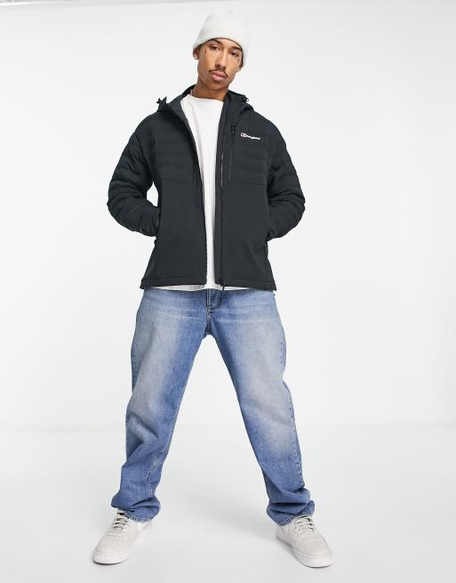 Berghaus - Theran Hybrid - Geïsoleerd jack met capuchon in zwart, 4 van 4