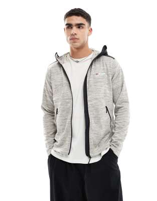 Berghaus Thraskii hooded zip-up jacket in light grey