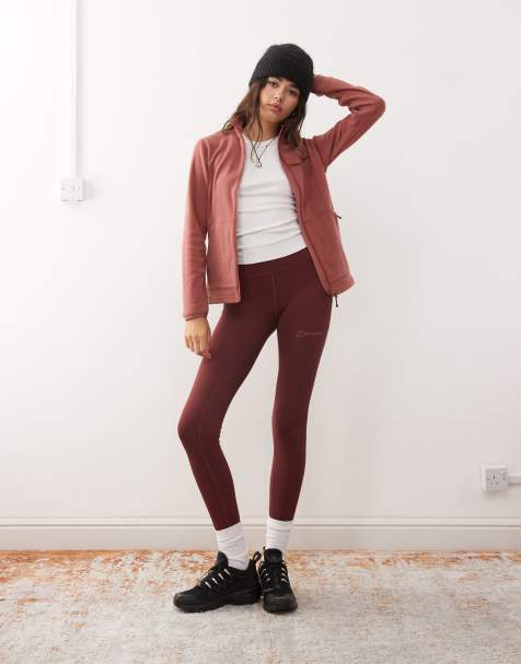Berghaus Tight women's berghaus core legging in dark red - view 1