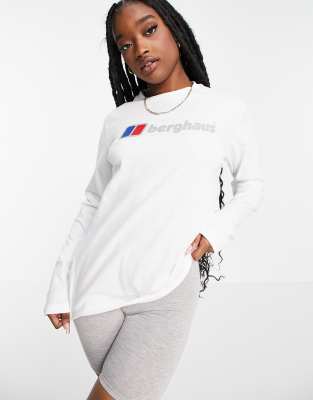 Berghaus - Top met logo en lange mouwen 