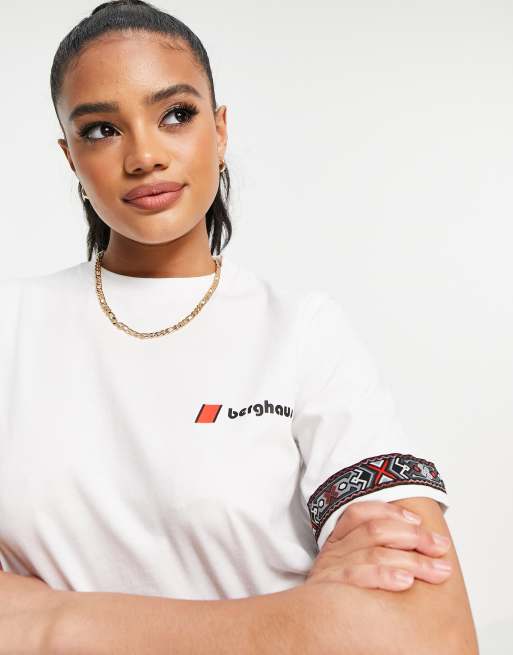 white berghaus tshirt