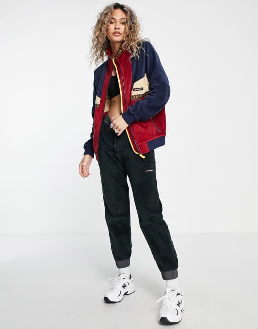 Berghaus – Tramantanta 91 – Marinblå/vinröd/beige fleecetröja , 4 av 4