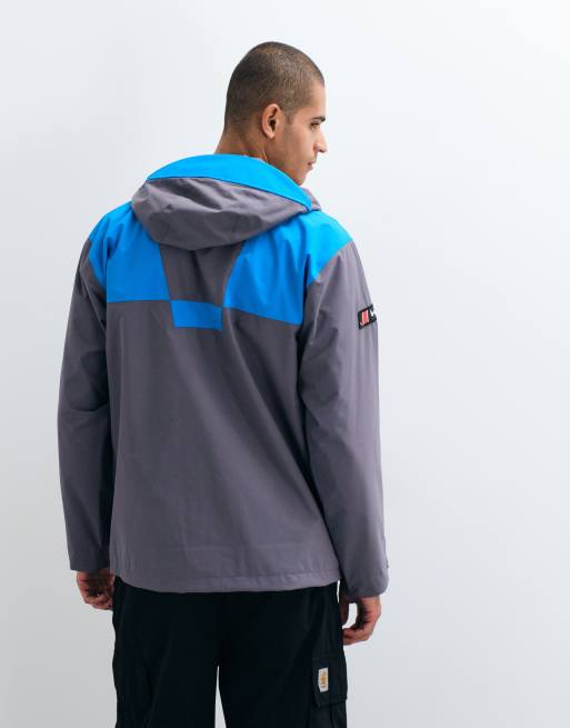 Berghaus Trango mountain 5000 waterproof jacket in grey and blue, 4 of 5